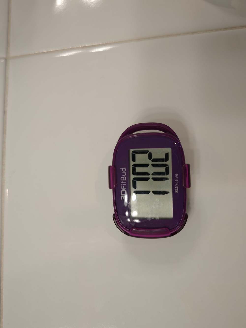 Purple Pedometer - Compact Step Counter